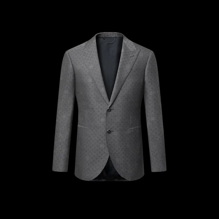 Damier jacquard pont neuf jacket